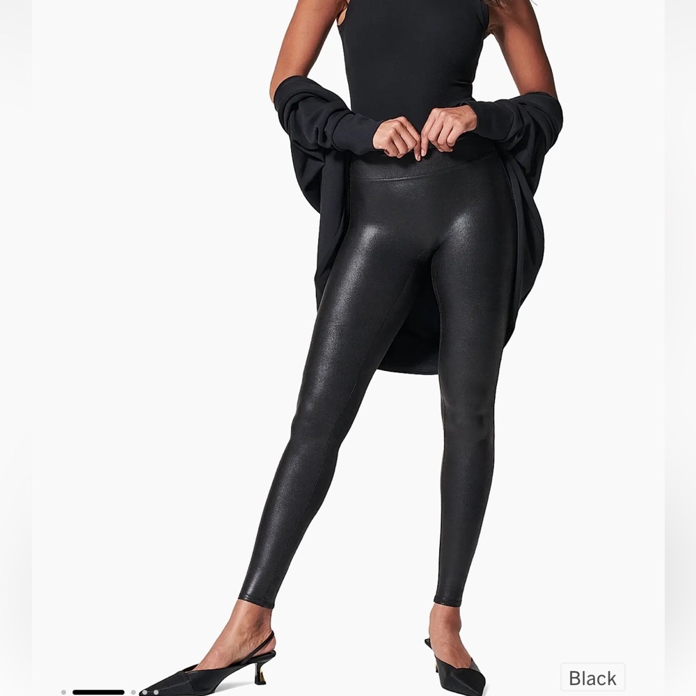 Spanx Faux Leather Leggings